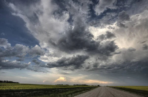 Nuvole di tempesta Saskatchewan — Foto Stock