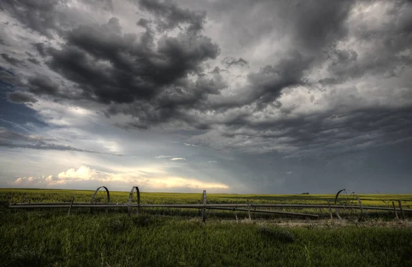 Nuvens de tempestade Saskatchewan — Fotografia de Stock