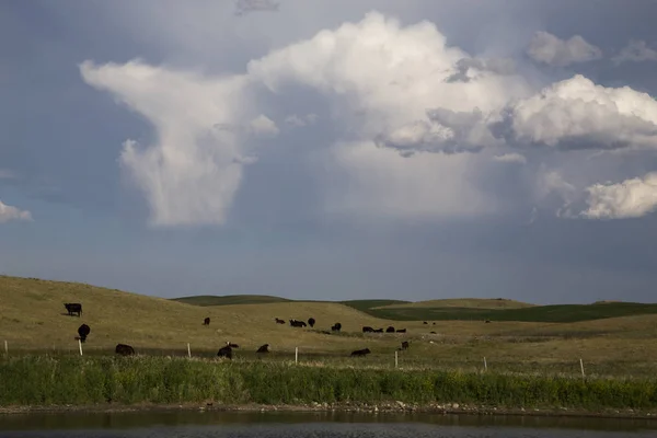 Fırtına bulutları saskatchewan — Stok fotoğraf