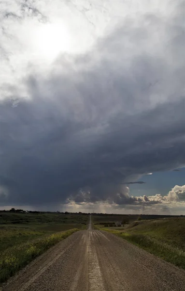 Nuvens de tempestade Saskatchewan — Fotografia de Stock