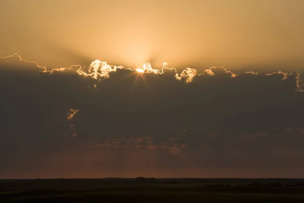 Escena de la pradera Saskatchewan — Foto de Stock