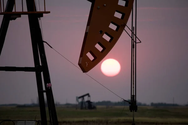 Oil Jack Saskatchewan — Stock Photo, Image