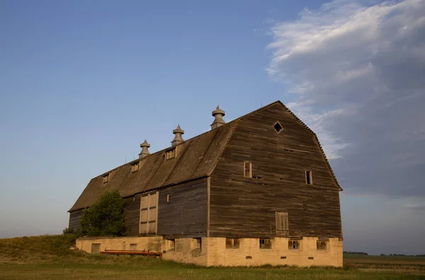 Prairie stodoła Saskatchewan — Zdjęcie stockowe