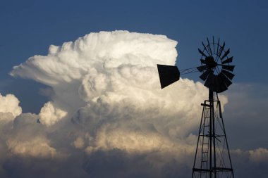 Eski moda Rüzgar değirmeni