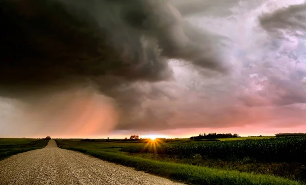 Kanadában vihar felhők — Stock Fotó
