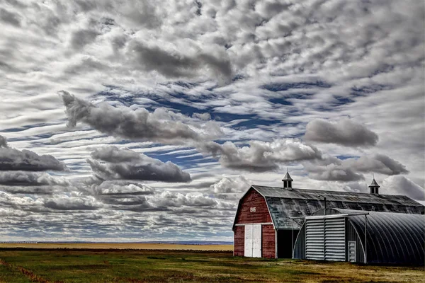 Саскачеванский пейзаж Канады — стоковое фото