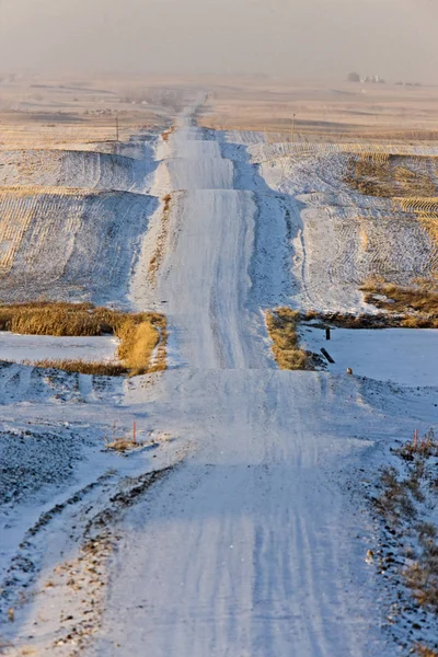 Prairie Landscape Winter — Stock Photo, Image