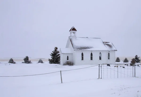 Scène hivernale des Prairies — Photo