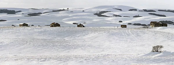 Paisaje de invierno Prairie —  Fotos de Stock