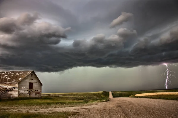 Prairie vihar Saskatchewan — Stock Fotó