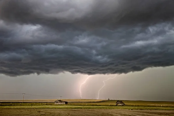 Λιβάδι θύελλα Saskatchewan — Φωτογραφία Αρχείου