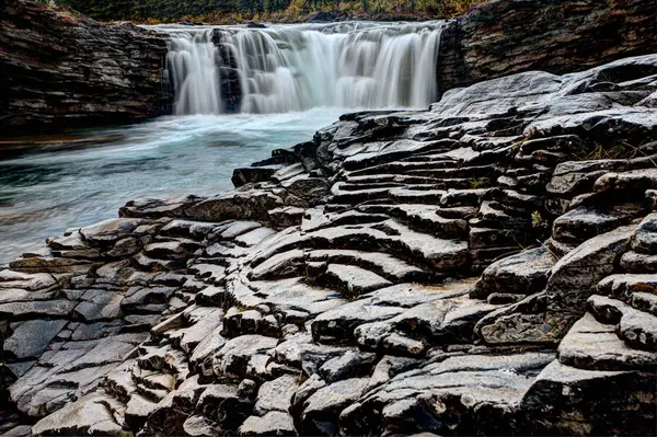 Ovce river falls — Stock fotografie