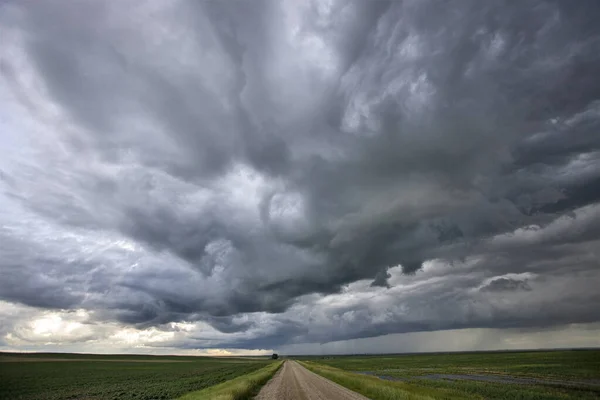 Prairie Storm Wolken Canada — Stockfoto