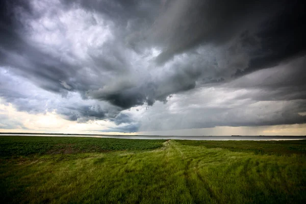 Prairie Storm Wolken Canada — Stockfoto