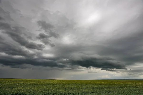 Prairie Storm Clouds Kanada — Stock fotografie