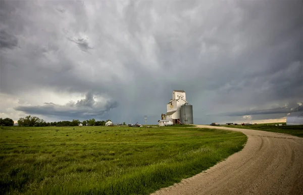 Prairie Storm Chmury Kanada — Zdjęcie stockowe