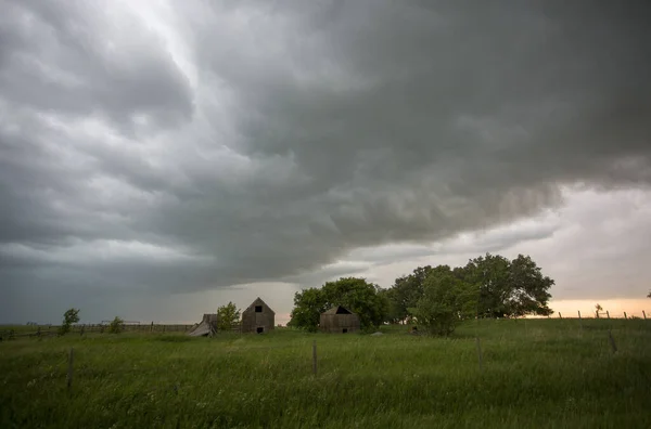 Prairie Storm Wolken Canada — Stockfoto