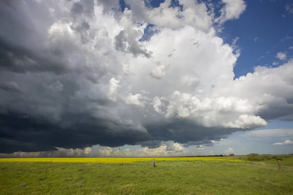 Prairie Storm Chmury Kanada — Zdjęcie stockowe