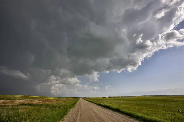 Prairie Storm Wolken Canada — Stockfoto