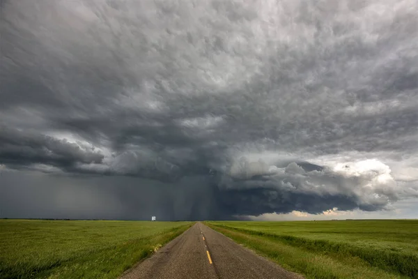 Prairie Storm Wolken Canada — Stockfoto