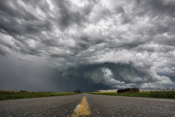 Prairie Storm Wolken Canada — Stockfoto