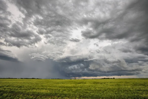 Prairie Storm Chmury Kanada — Zdjęcie stockowe