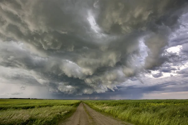 Prairie Storm Wolken Canada — Stockfoto