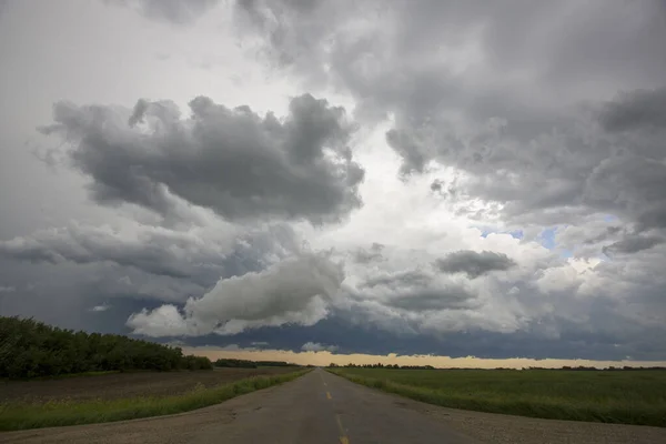 Prairie Storm Wolken Canada — Stockfoto