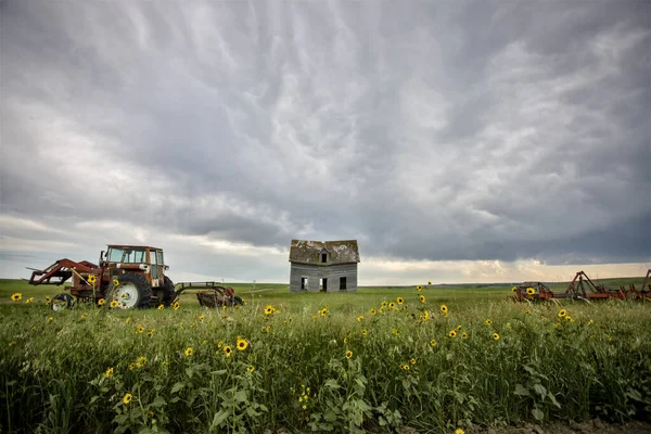 Prairie Storm Wolken Canada — Stockfoto