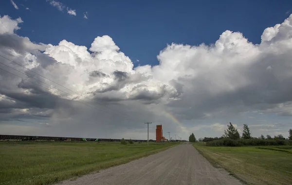 Prairie Storm Clouds ประเทศแคนาดา — ภาพถ่ายสต็อก