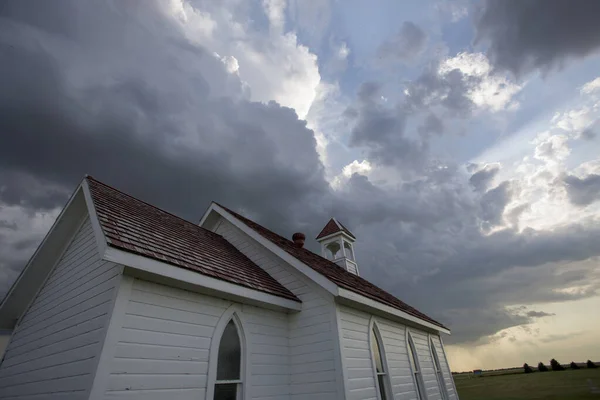 Prairie Storm Chmury Kanada — Zdjęcie stockowe