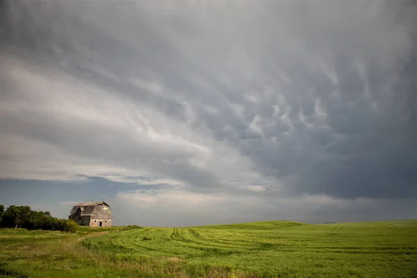 Prairie Storm Nubes Canadá —  Fotos de Stock