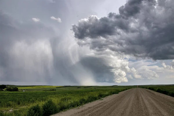 Prairie Storm Wolken Canada — Stockfoto