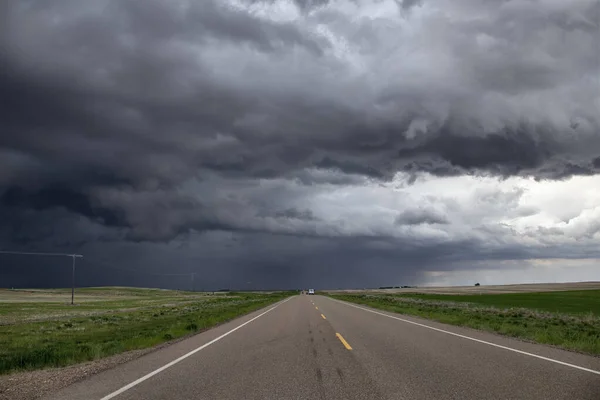 Nuages de tempête des Prairies Canada — Photo