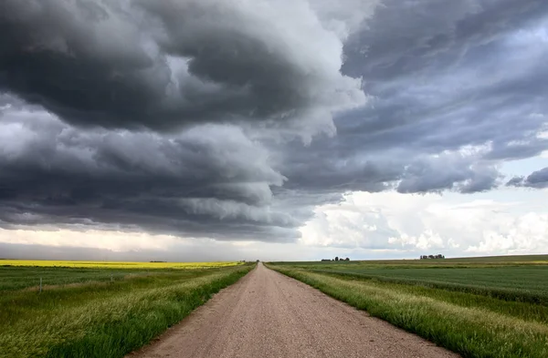 Prairie Storm Σύννεφα Καναδά Royalty Free Εικόνες Αρχείου
