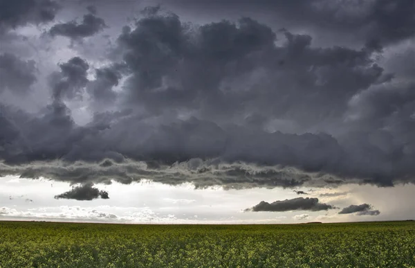 Prairie Storm Chmury Kanada — Zdjęcie stockowe
