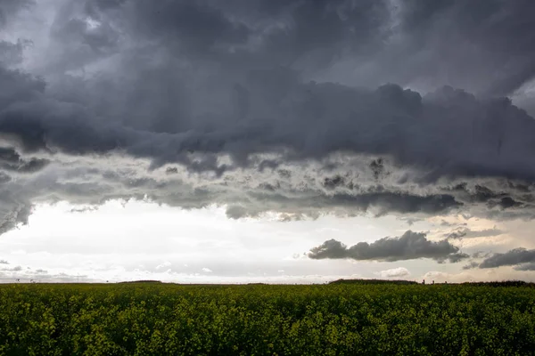 Prärie Sturm Wolken Kanada — Stockfoto