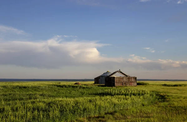 Prairie Storm Clouds Canadá — Fotografia de Stock