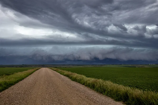 Prairie Storm Wolken Canada — Stockfoto