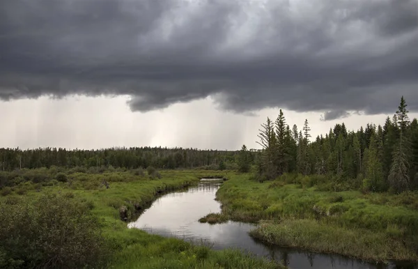 Prairie Storm Clouds Canada — Stock Photo, Image