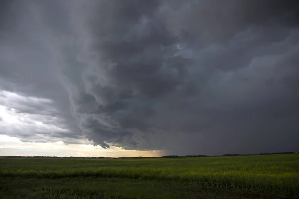 Prairie Storm Clouds Canada — Stock Photo, Image