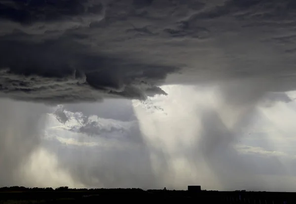 Prairie Storm Clouds Canada — Stock Photo, Image