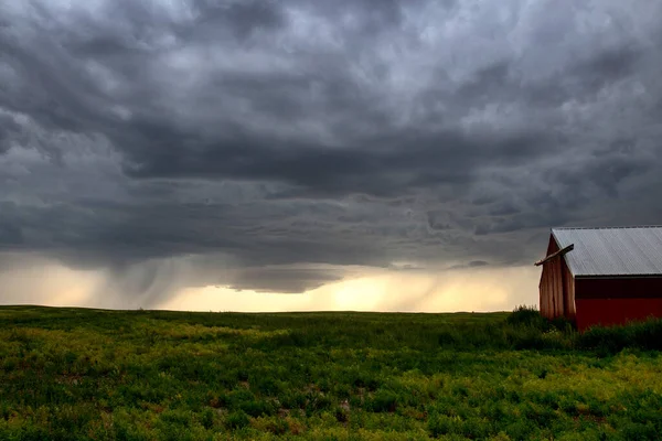 Prärie Sturm Wolken Kanada — Stockfoto