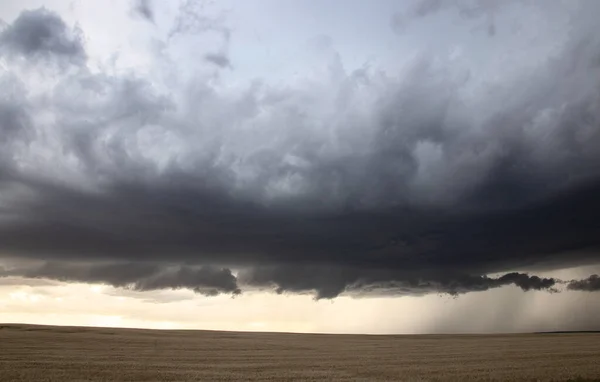 Prairie Storm Clouds Canadá — Fotografia de Stock