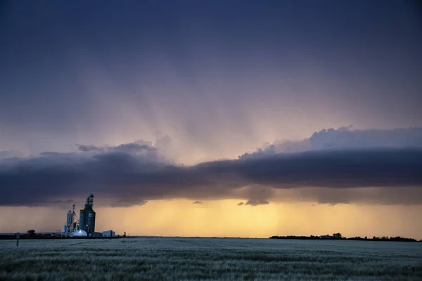 Prairie Storm Moln Kanada — Stockfoto