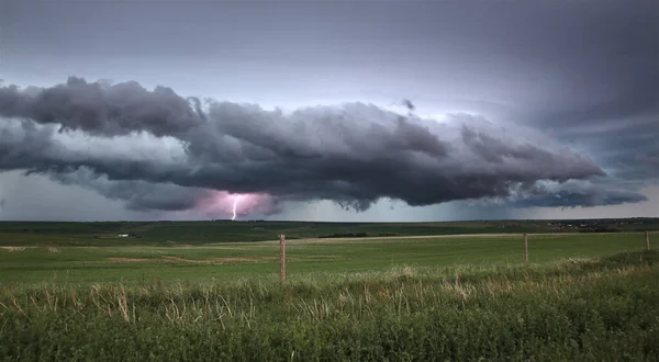 Prairie Storm Clouds Canada — Stock Photo, Image