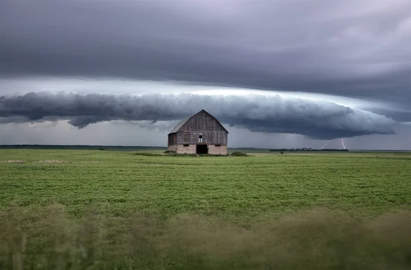 Prairie Storm Wolken Canada — Stockfoto