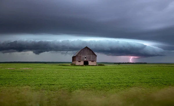 Prairie Storm Wolken Canada — Stockfoto