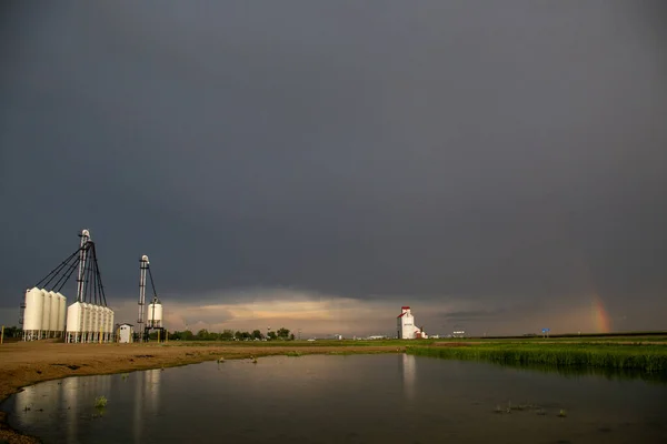 Prairie Storm Clouds Canada — Stock Photo, Image