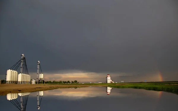 Prärie Sturm Wolken Kanada — Stockfoto